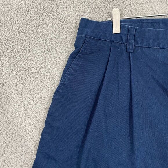 Nike Golf Shorts Men 40 Navy Pleated Chino - Picture 2 of 11